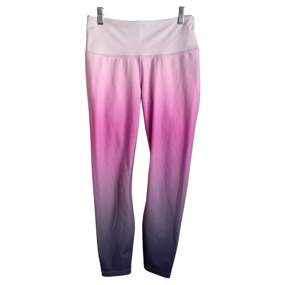 Athleta purple ombre tie dye leggings size small